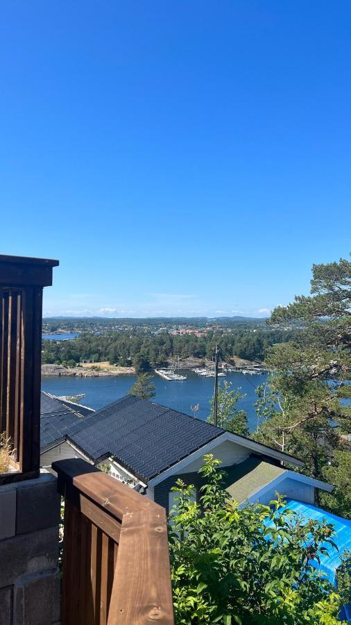 Moderne Leilighet Med Panorama Utsikt Apartment Sandefjord Exterior photo